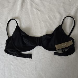 J. Crew Black Bikini Top 32C